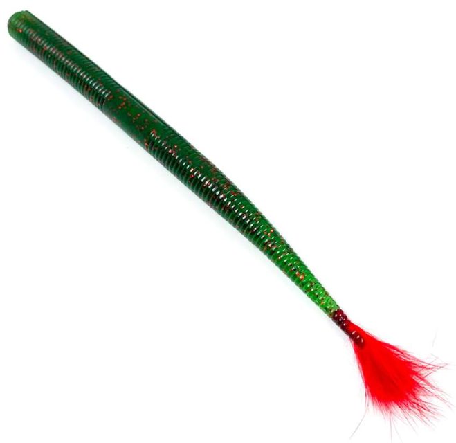 Rabid Baits Shaker Worm - 6in - Watermelon