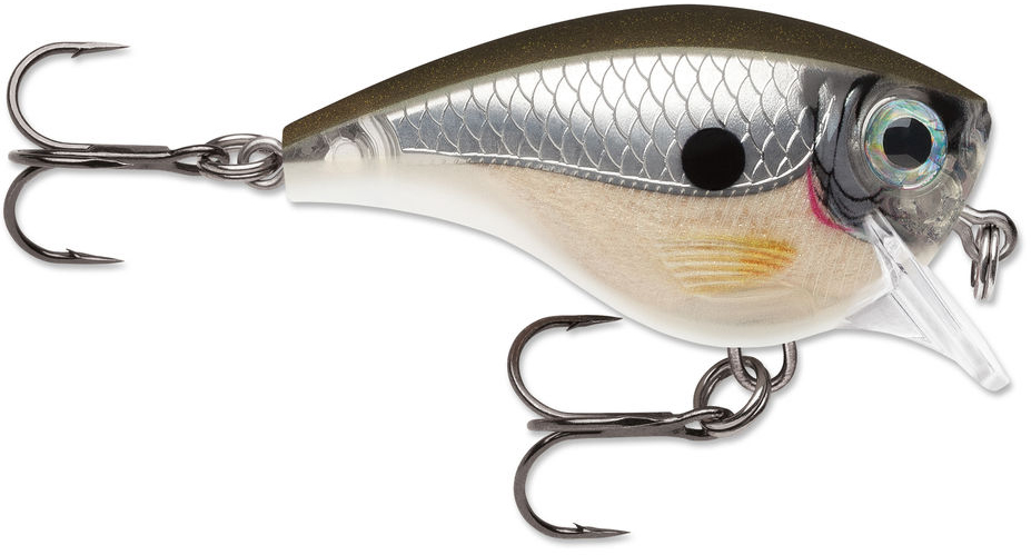 Rapala Balsa Xtreme BX Brat 03 Squarebill Crankbait - Pearl Grey Shiner