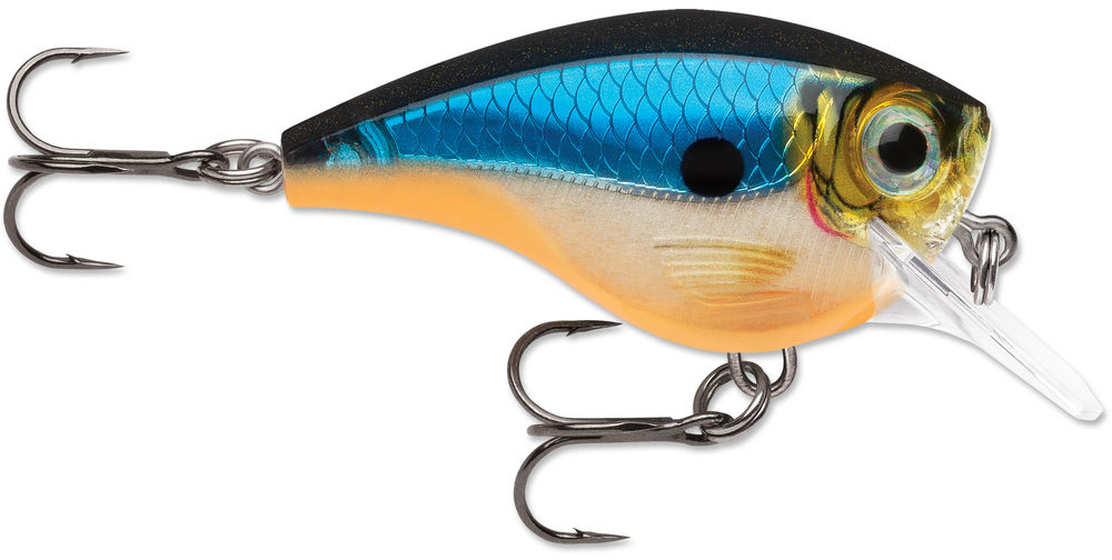 Rapala Balsa Xtreme BX Brat 06 Squarebill Crankbait - Blue Ghost