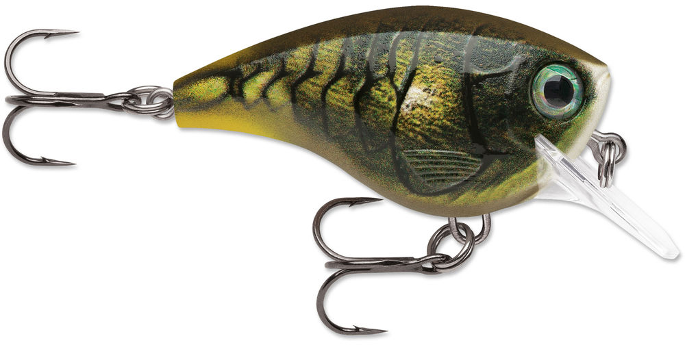 Rapala Balsa Xtreme BX Brat 06 Squarebill Crankbait - Mossy