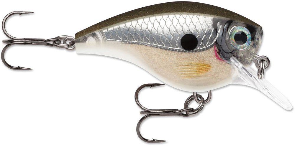 Rapala Balsa Xtreme BX Brat 06 Squarebill Crankbait - Pearl Grey Shiner