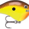 Rapala Dives-To Crankbait Lures DT08 - Chartreuse Brown