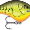 Rapala Dives-To Crankbait Lures DT08 - Chartreuse Rootbeer Craw