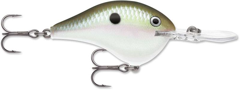 Rapala Dives-To Crankbait Lures DT08 - Green Gizzard Shad