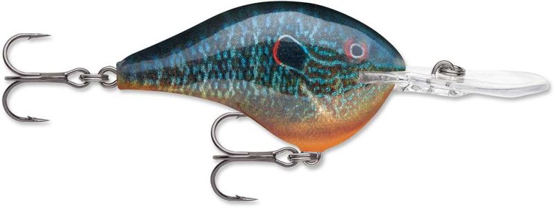 Rapala Dives-To Crankbait Lures DT08 - Live Pumpkinseed