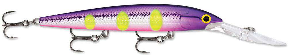 Rapala Down Deep Husky Jerk Lure - VDH Voodoo Haze - DHJ12VDH