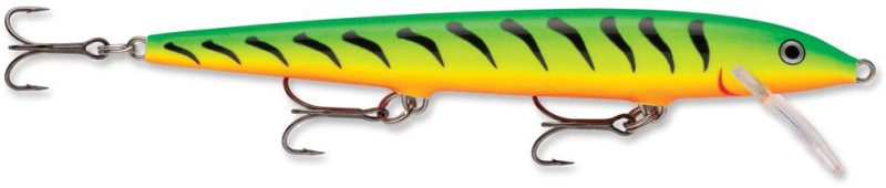 Rapala F18 Original Floating Lure - FT Firetiger