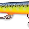 Rapala F18 Original Floating Lure - HS Hot Steel