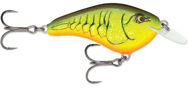 Rapala Ott's Garage OG Slim 6 Crankbait - Chartreuse Rootbeer Crawdad