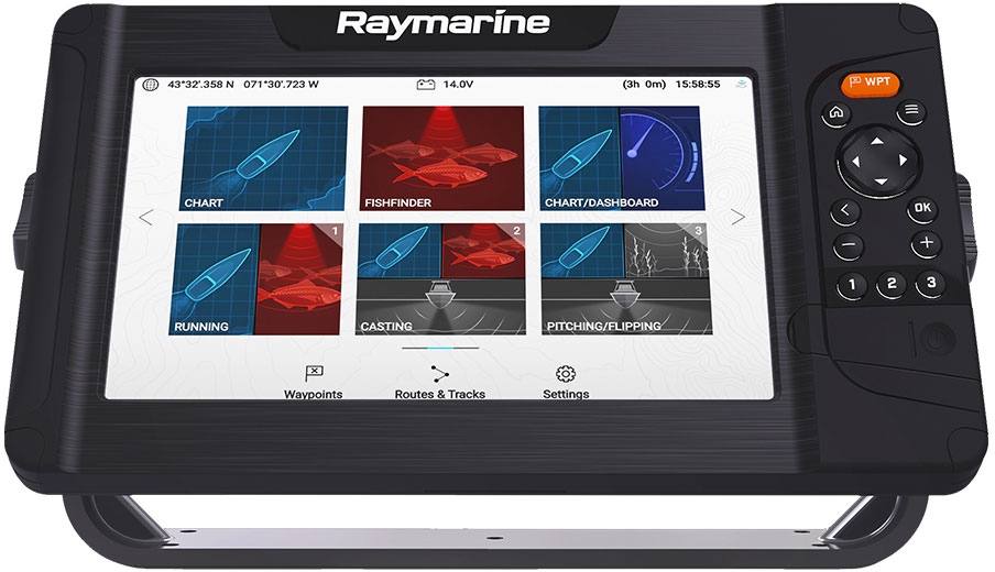 Raymarine Element 9 HV Combo w/ Nav+ Canada Chart - E70534-00-NAG