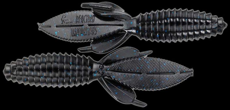 Reaction Innovations Sweet Beaver Bait - Black/Blue Flake 10pk - SWB-001