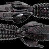 Reaction Innovations Sweet Beaver Bait - Black/Red Flake 10pk - SWB-002