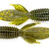 Reaction Innovations Sweet Beaver Bait - Watermelon Green Pumpkin 10pk