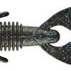 Reins Ax Craw Lure 3.5in - Black Blue Flake