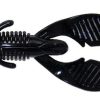 Reins Ax Craw Lure 4in - Black