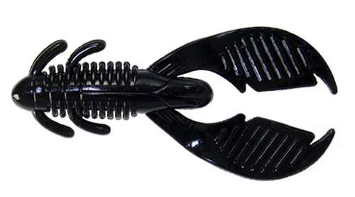 Reins Ax Craw Lure 4in - Black