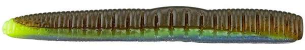 Roboworm Ned Worm - 3" - Green Pumpkin Perch