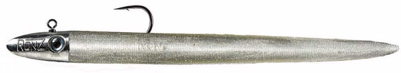 RonZ Big Game MHD Rigged Soft Bait - 10in - 4oz - Silver Metallic - 3X102Z Silver Metallic