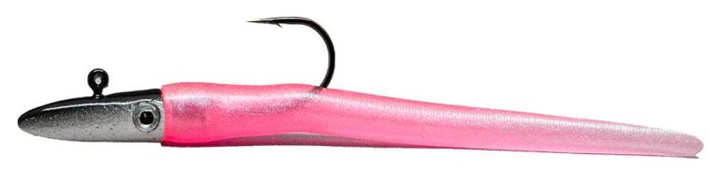 RonZ Original Series Rigged Soft Bait - 4in - 1/4oz - Pink Fluorescent - 3X414L Pink Fluorescent