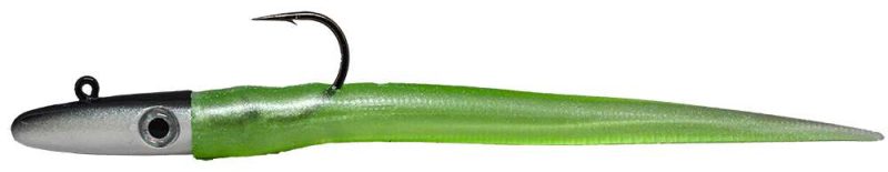 RonZ Original Series Rigged Soft Bait - 8in - 2-1/2oz - Olive Metallic - 3X802L Olive Metallic