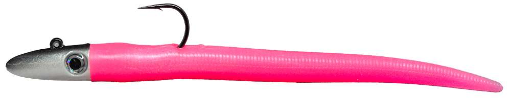 RonZ Original Series Rigged Soft Bait - 8in - 2oz - Pink Fluorescent