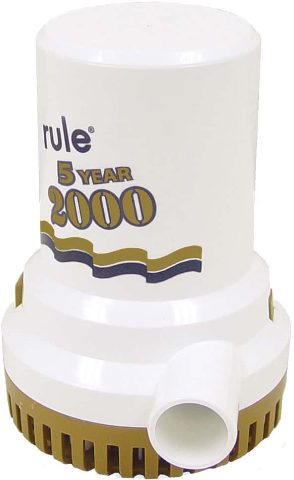 Rule 9 2000 G.P.H. "Gold Series" Bilge Pump