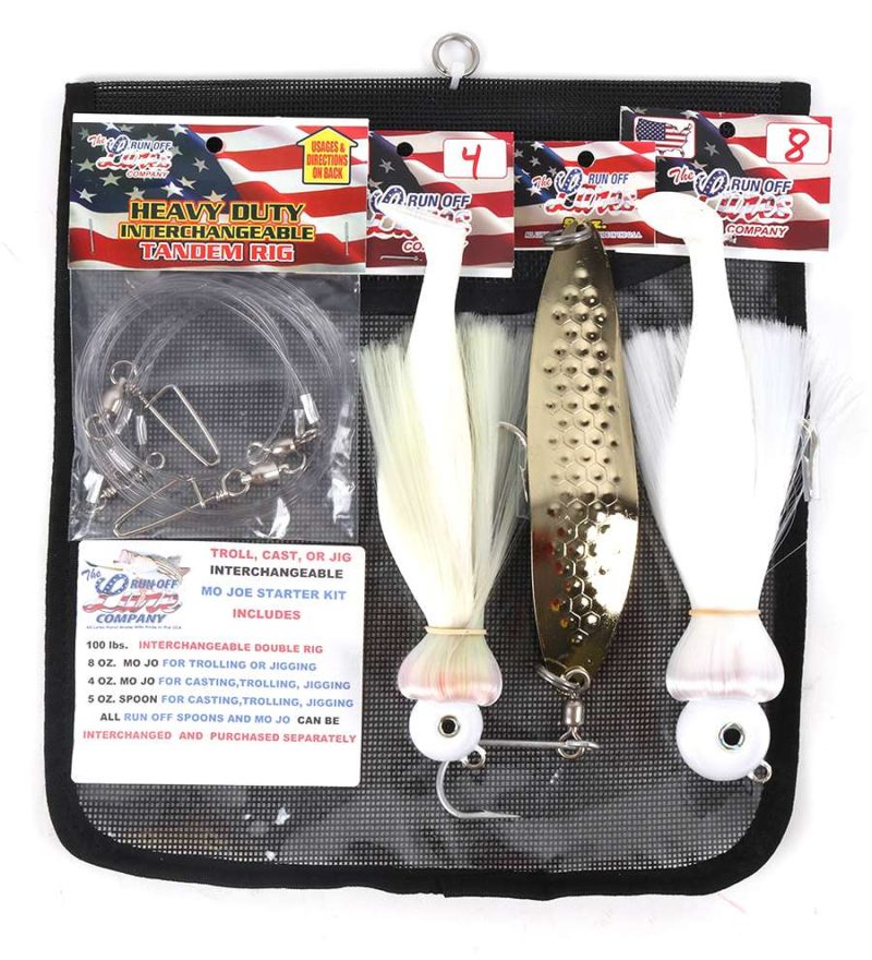 Run Off Lures MoJo Starter Kit 4oz/8oz White