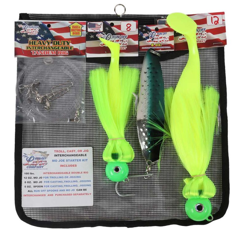 Run Off Lures MoJo Starter Kit 8oz/12oz Chartreuse