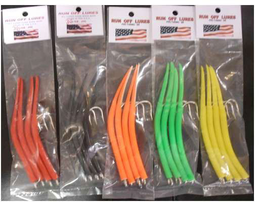 Runoff Lures Replacement Tubed Hook 9/0 Green
