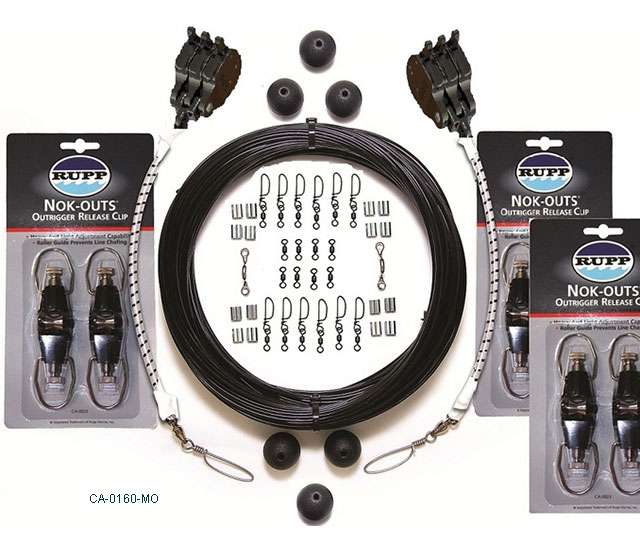 Rupp - CA-0160-MO Triple Rigging Kit with NOK-OUTS, Black Mono