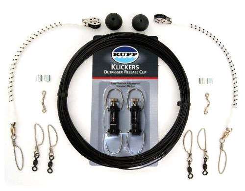 Rupp Single Rigging Kit with Klickers, Black Mono - CA-0110-MO