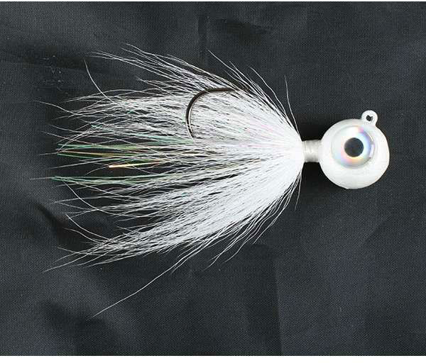 S & S Bucktails Big Eye Fluke 1.5oz 11-Pearl - 204 11-Pearl