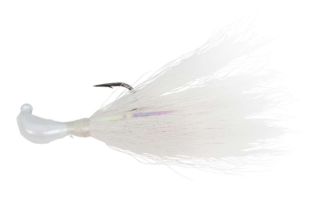 S & S Bucktails Fluke Master Lure - 1.5oz Pearl