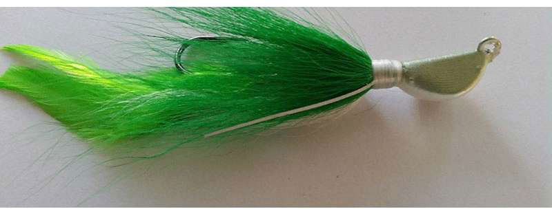 S & S Bucktails RS20 Rattle and Swing Lure - 2oz Pearl