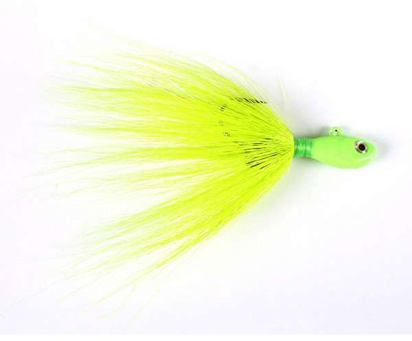 S & S Bucktails Rattletail 1.5oz Jig Lure 01-Pearl - 103 01-Pearl