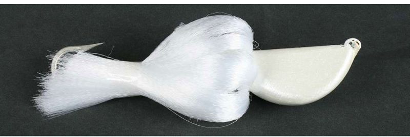 S & S Bucktails Rattling Mojo Lure Glow White - RMJ240 Glow White