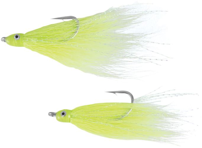 SPRO Bucktail Teaser Hooks - 2/0 - Crazy Chartreuse