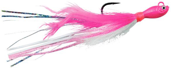 SPRO Power Bucktail Custom Jig - 1-1/2oz - Pink Flash