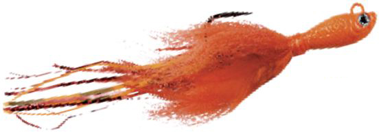 SPRO Power Bucktail Custom Jig - 1oz - Orange