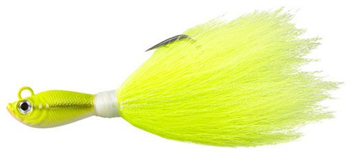 SPRO Power Bucktail Jig - 1oz - Crazy Chartreuse