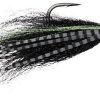 SPRO Power Bucktail Zebra Glow Jig - 1-1/2oz - Black