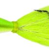 SPRO Prime Bucktail Jig - 3/8oz - Crazy Chartreuse