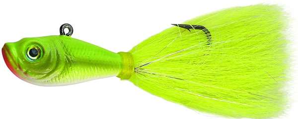 SPRO Prime Bucktail Jig - 3/8oz - Crazy Chartreuse