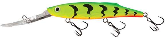 Salmo Freediver 12 Super Deep Runner Crankbait - Green Tiger