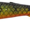 Salmo Slick Shad 11 Swimbait - Gold Fluorescent Perch UV