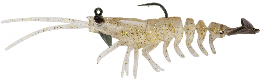 Savage Gear 3D RTF Shrimp - 3-1/2in - Gold