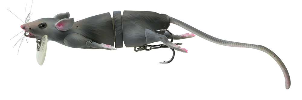 Savage Gear 3D Rat Lure - 6-1/2in Grey