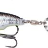 Savage Gear Fat Tail Spin - 3/4oz - Black and Chrome