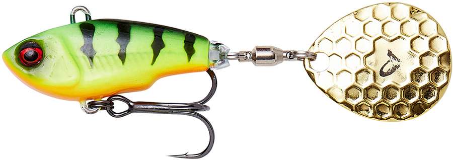 Savage Gear Fat Tail Spin - 3/4oz - Fire Tiger