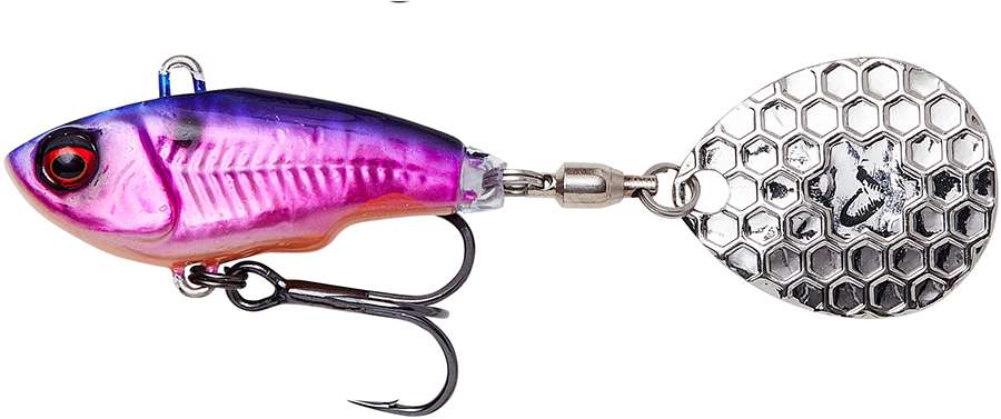 Savage Gear Fat Tail Spin - 3/4oz - Pink and Purple